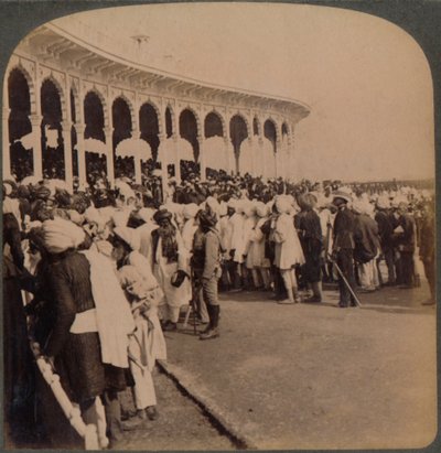 Vétérans de la mutinerie de 1857 entrant dans l