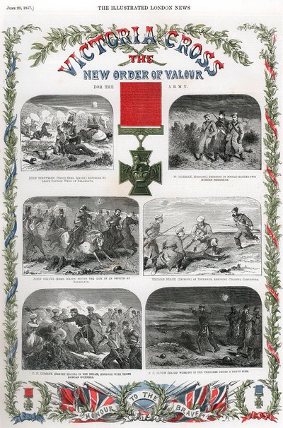 Croix de Victoria, distinction britannique pour bravoure, 1857 - Unbekannt