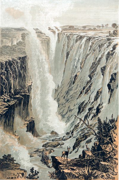 Chutes Victoria, Afrique, vues de l