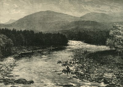 Vue depuis le vieux pont, Invercauld, Braemar, 1898 - Unbekannt