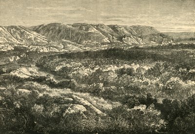 Vue dans la vallée du Jourdain, 1890 - Unbekannt