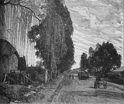 Vue près de Pretoria, vers 1880 - Unbekannt