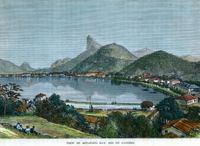 Vue de la baie de Botafogo, Rio de Janeiro, Brésil, vers 1880 - Unbekannt
