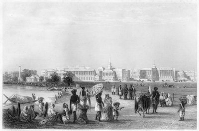 Vue de Calcutta depuis l