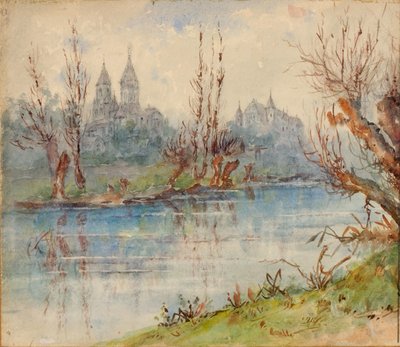 Vue de la cathédrale et des palais - Unbekannt