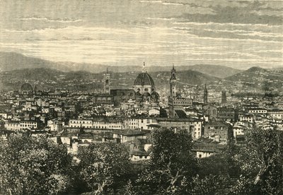 Vue de Florence depuis le Belvédère, 1890 - Unbekannt