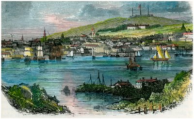 Vue de Halifax, Nouvelle-Écosse, vers 1870 - Unbekannt