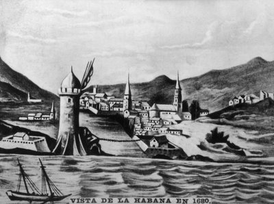 Vue de La Havane, 1680, années 1920 - Unbekannt