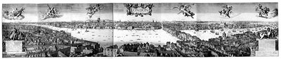 Vue de Londres, vers 1650, XIXe siècle - Unbekannt