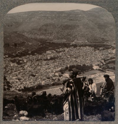 Vue de Naplouse, vers 1900 - Unbekannt