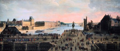 Vue du Pont Neuf, Paris, vers 1635 - Unbekannt