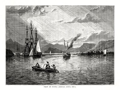 Vue de Punta Arenas, Costa Rica, 1877 - Unbekannt
