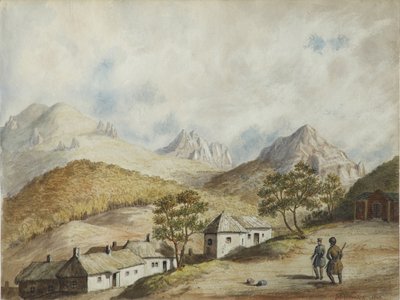 Vue de Zheleznovodsk, 1842 - Unbekannt