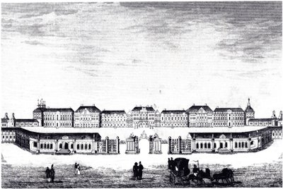 Vue du Palais Catherine à Tsarskoïe Selo - Unbekannt