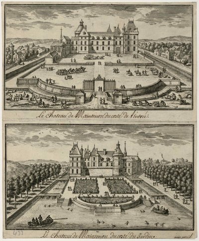 Vue du Château de Maintenon depuis l
