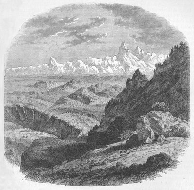 Vue de la chaîne de l