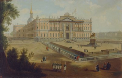 Vue du palais Michel à Saint-Pétersbourg, 1800s - Unbekannt
