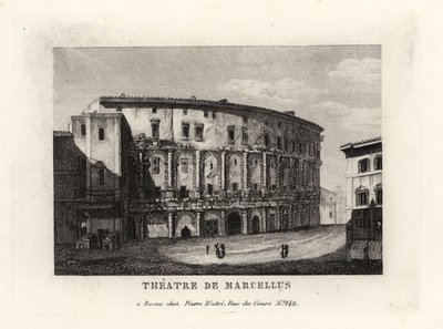 Vue du Théâtre de Marcellus, Rome - Unbekannt