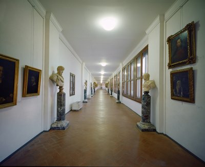 Vue du corridor vasarien au-dessus du Ponte Vecchio, conçu par Vasari (1511-74) 1565 (photo) - Unbekannt