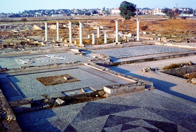 Vue des vestiges archéologiques de Pella, Macédoine centrale - Unbekannt