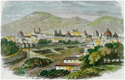 Vue de la ville de Cuzco, Pérou, vers 1875 - Unbekannt