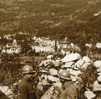 Vue des lignes, Metzeral, nord de la France, vers 1914-1918 - Unbekannt