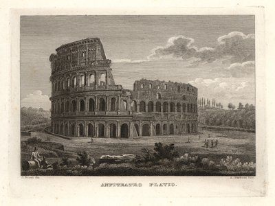 Vue des ruines de l