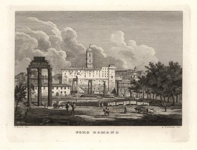 Vue des ruines du Forum Romain - Unbekannt