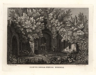 Vue de la source de la nymphe Égérie, Rome - Unbekannt