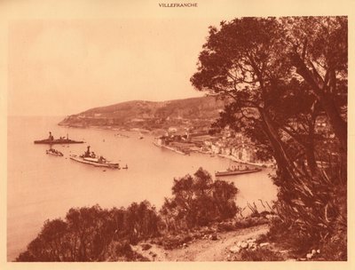 Vue de la ville et de la rade, Villefranche, 1930 - Unbekannt