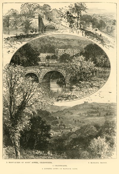 Vues de Chatsworth et Matlock, 1898 - Unbekannt
