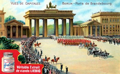 Vues des capitales : Porte de Brandebourg, Berlin, vers 1900 - Unbekannt