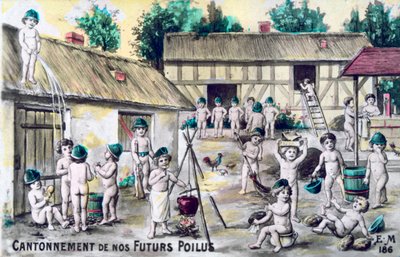 Carte postale française vintage, vers 1900 - Unbekannt