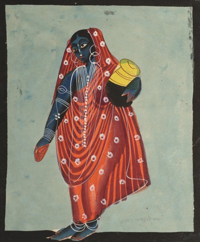 Vishnu sous la forme féminine de Mohini portant l