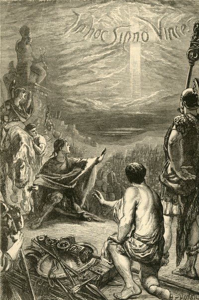 Vision de la croix à Saxa Rubra, 1890 - Unbekannt