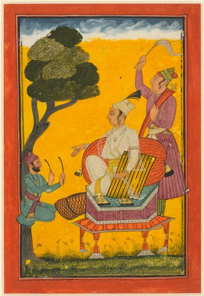 Vivaca Ragaputra, une feuille de la série Ragamala, c. 1700-1720s - Unbekannt