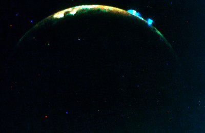 Éruption volcanique sur la lune de Jupiter, Io, 1979 - Unbekannt