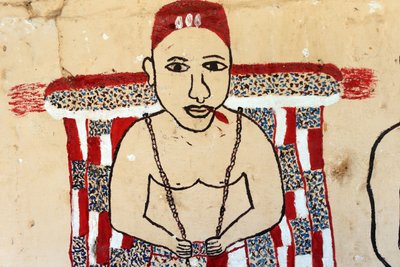 Peinture murale vaudou sur un couvent. Togoville, Togo - Unbekannt