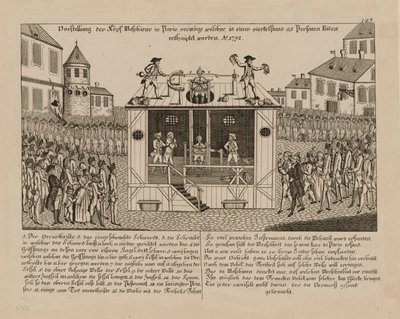 Présentation de la machine à tête à Paris - Unbekannt