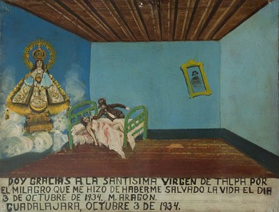 Offrande votive dédiée à la Vierge de Talpa - Unbekannt