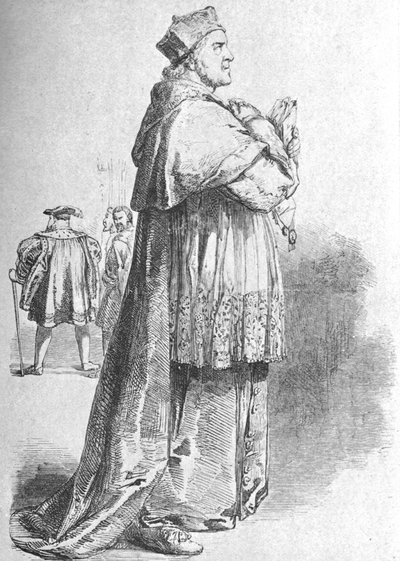 W. Macready en Cardinal Wolsey, milieu du 19ème siècle, 1901 - Unbekannt