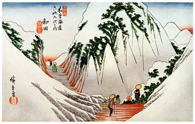 Wada. La tête du col, dans la neige, années 1830 1925 - Unbekannt