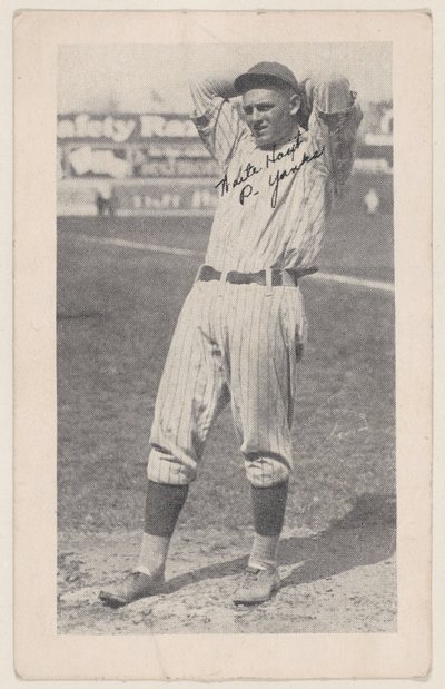 Waite Hoyt, P. Yanks, de la série de cartes de baseball W575-2 - Unbekannt