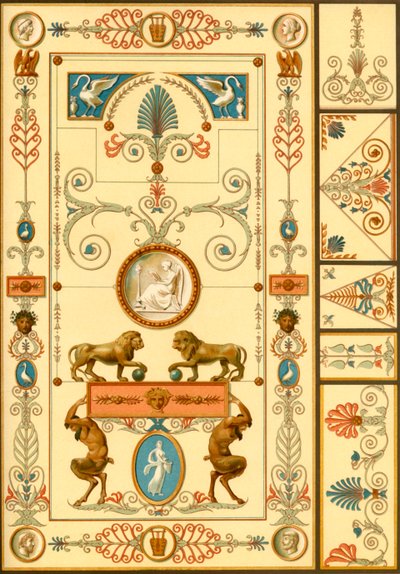 Peinture murale et décoration de plafond, Allemagne, début du 19e siècle, 1898 - Unbekannt