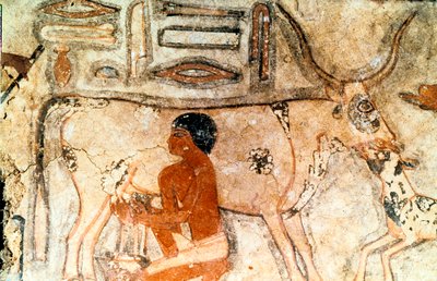 Peinture murale de la tombe de Methethi, Saqqara, Égypte ancienne, Ancien Empire - Unbekannt