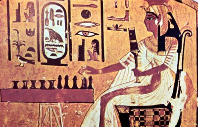 Peinture murale de la tombe de Néfertari, Thèbes, Égypte ancienne, 19e dynastie - Unbekannt