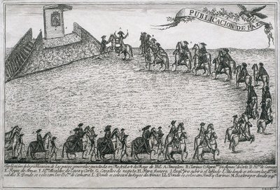 Guerre des Oranges, gravure - Unbekannt
