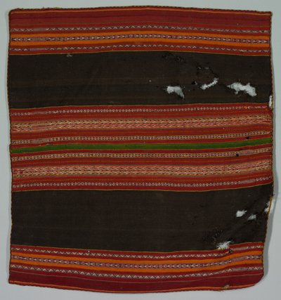 Tissu à motifs de chaîne, fin des années 1800 - Unbekannt