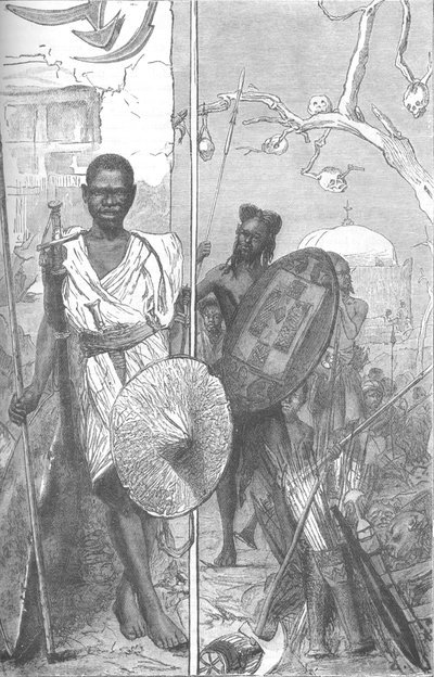 Guerriers du Mahdi, vers 1885 - Unbekannt