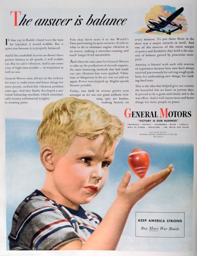 Publicité en temps de guerre pour General Motors, 1944 - Unbekannt